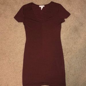V neck bodycon